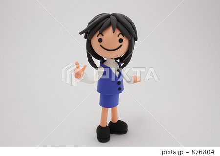 粘土の事務員さん 876804