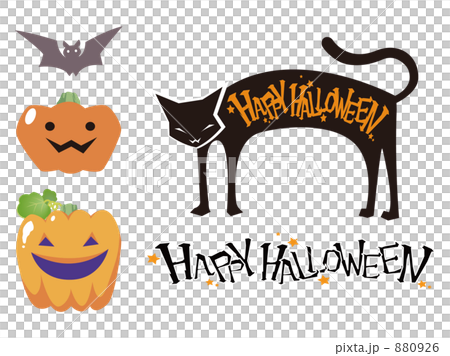 ハロウィン素材 880926