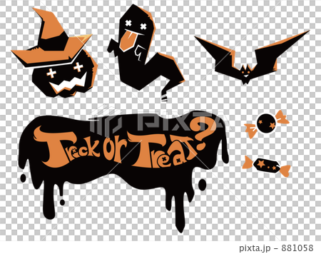 ハロウィン素材 ハロウィン素材 881058