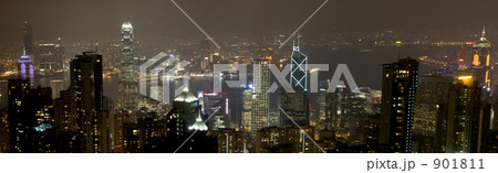 世界三大夜景　香港　100万ドルの夜景 901811