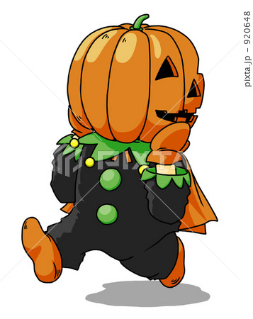 パンプキンヘッドのイラスト素材 9648