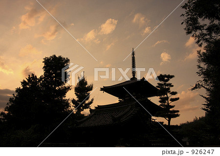 夕暮れの法隆寺 926247