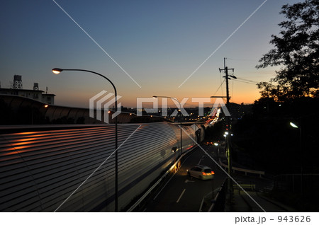 名神高速道路の夜景 943626