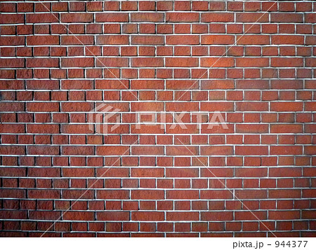 レンガ壁イギリス積みの写真素材