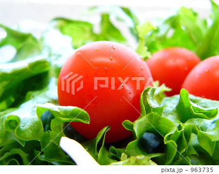 サラダのトマト サラダのトマト 963735