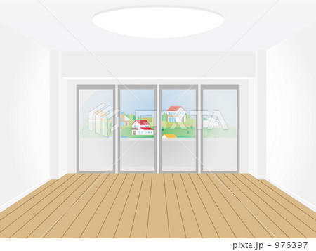 広々 引っ越し ワンルームのイラスト素材