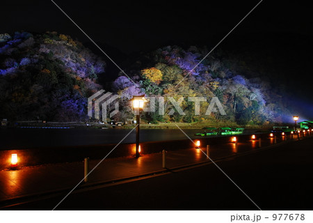 嵐山花灯路ライトアップ 977678