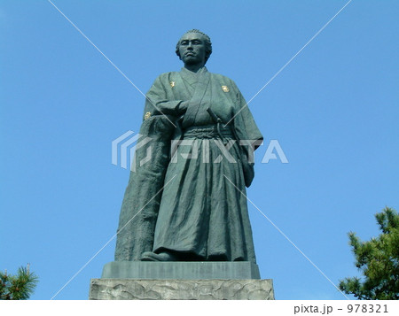 桂浜の坂本龍馬像 桂浜の坂本龍馬像 978321