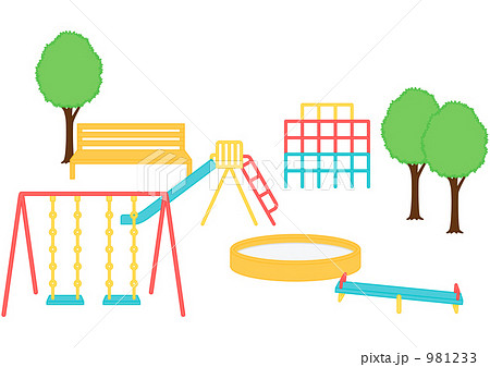 児童公園のイラスト素材 981233 Pixta