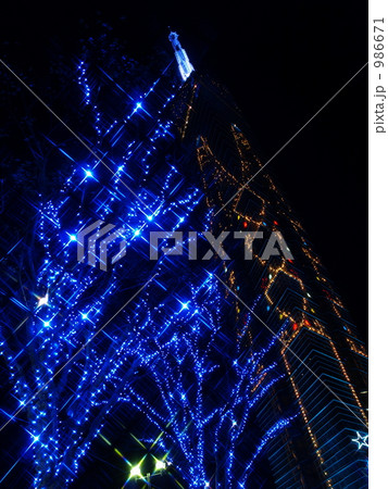 福岡タワークリスマスバージョン 986671