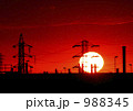 工場地帯からの日の出 988345
