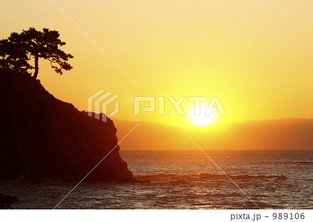 桂浜の朝日 989106