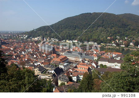 ハイデルベルク城からの眺め ハイデルベルク城からの眺め 991108
