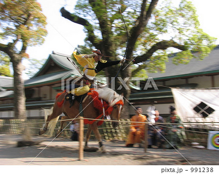 春の鎌倉　鶴岡八幡宮　流鏑馬神事 991238