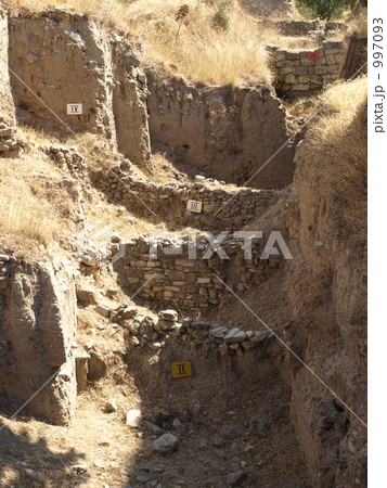 世界遺産「トロイの古代遺跡」の「西域の西側の溝」（トルコ） 997093