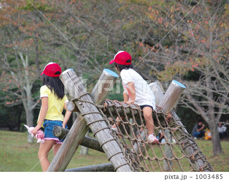 フィールドアスレチックで遊ぶ フィールドアスレチックで遊ぶ 1003485