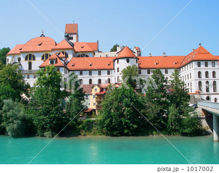 フュッセン レヒ川とフュッセン市博物館 フュッセン レヒ川とフュッセン市博物館 1017002