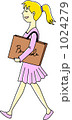 ショッピングガールイラスト 1024279
