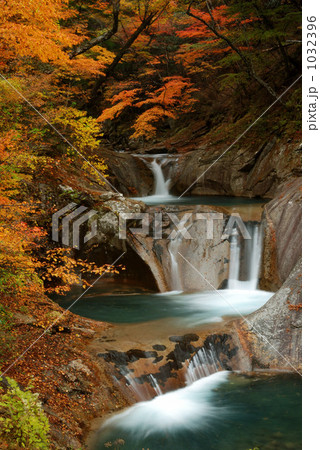 西沢渓谷七ツ釜五段の滝 1032396