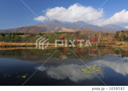 妙高高原イモリ池の紅葉 1038582