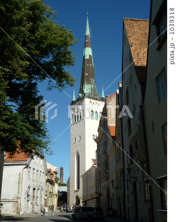 タリン旧市街の聖オレフ教会 1039318