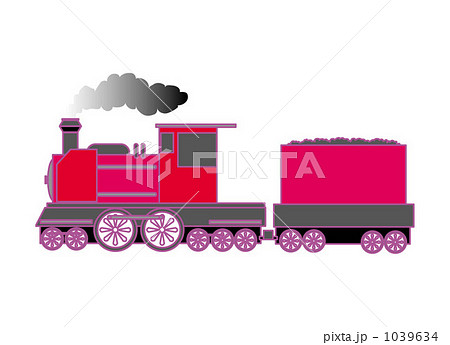 蒸気機関車 0912 23のイラスト素材
