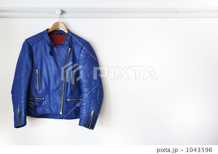 BLUE LEATHER JACKET 1043596