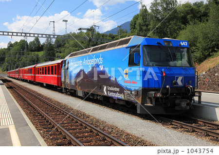 一部は世界遺産に登録されているレーティッシュ鉄道 1043754
