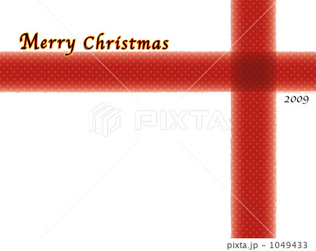 クリスマスのメッセージカード(赤) クリスマスのメッセージカード(赤) 1049433