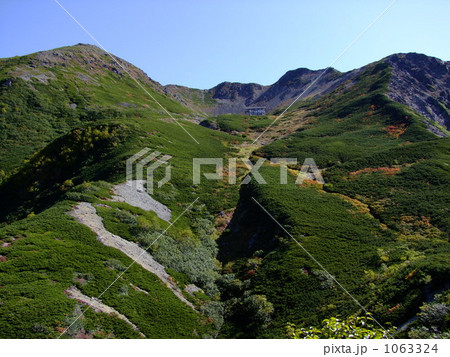 仙丈ヶ岳と藪沢カール 1063324