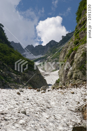 長次郎雪渓 1091330