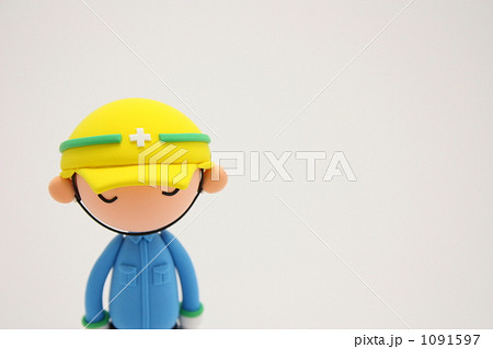 かわいい作業員の粘土人形 かわいい作業員の粘土人形 1091597