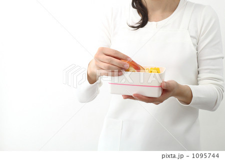 家事-子供のお弁当を作る母 家事-子供のお弁当を作る母 1095744