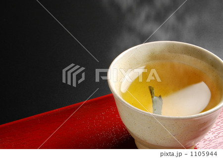 お茶 赤のお盆 お茶 赤のお盆 1105944