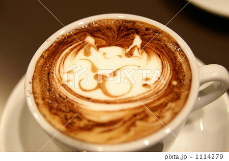 デザインカプチーノ　猫 1114279