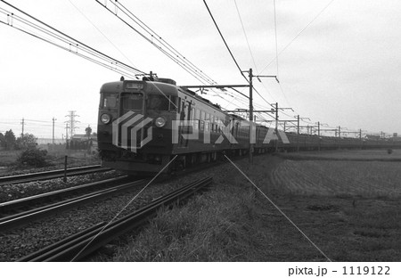 鉄道　国鉄・東北本線　165系急行日光1号　 昭和57年 1119122