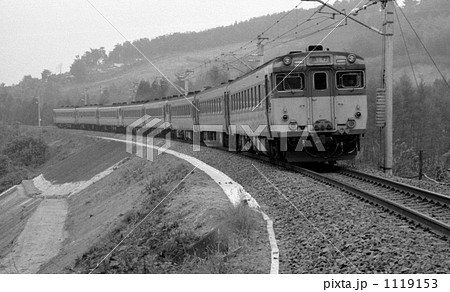 鉄道　国鉄・東北本線　キハ58急行あがの２号　 昭和57年 1119153