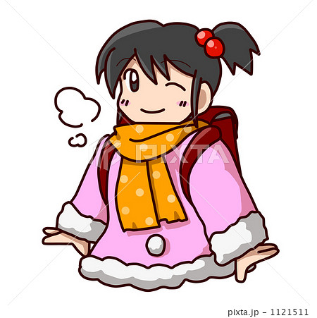 イラスト 寒い日