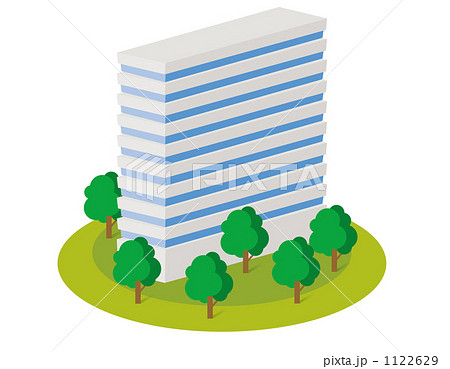 ビルのイラスト素材 ビルのイラスト素材