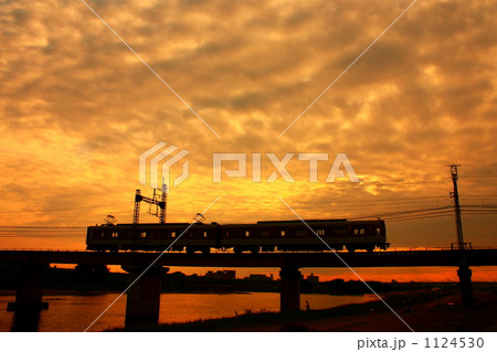 大和川の夕景 1124530