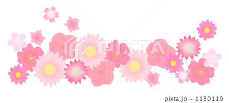 桃色の花の背景 1130119