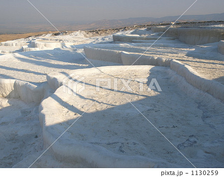 世界遺産「ヒエラポリス-パムッカレ」の「石灰棚」(トルコ) 世界遺産「ヒエラポリス-パムッカレ」の「石灰棚」(トルコ) 1130259