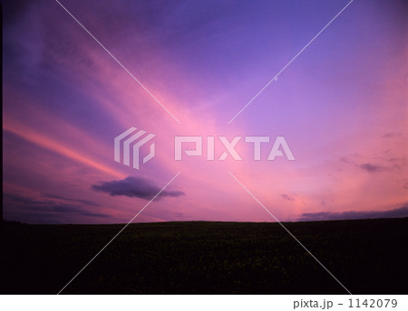 夕雲と月 1142079