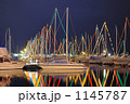 冬の夜―小樽ヨットハーバー 1145787