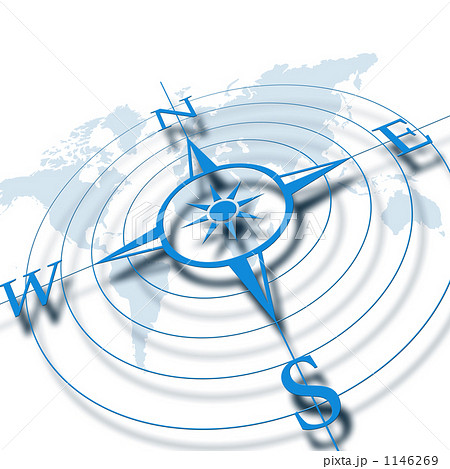 世界地図　ビジネス　日本地図　コンパス　地球 1146269