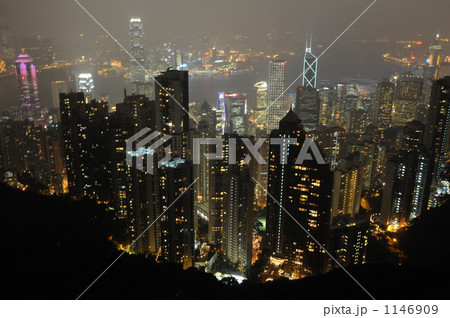 ビクトリアピークからの夜景 ビクトリアピークからの夜景 1146909