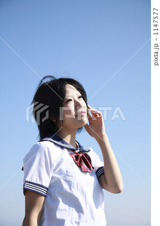 海と青空と女子高生 1147577