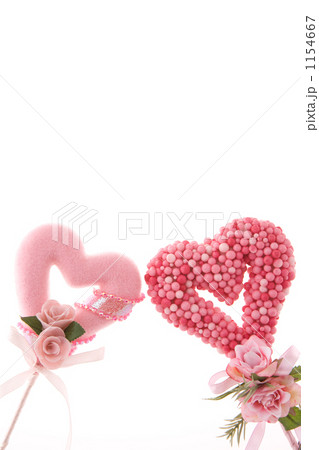 ピンクのロマンチックハート 1154667