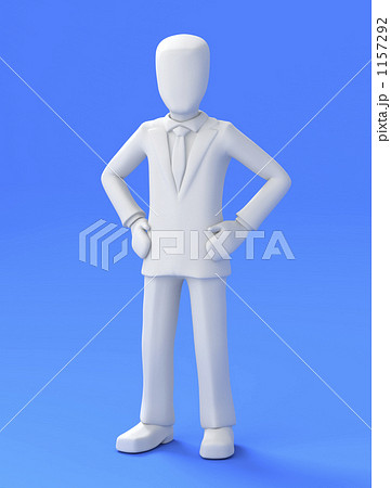 胸を張るのイラスト素材 胸を張るのイラスト素材