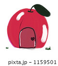 リンゴのおうちのイラスト。ガーリーな素材 1159501